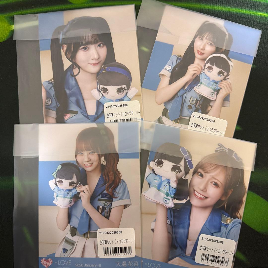 LOVE イコラブ 生写真 モーリーファンタジーコラボ④ 4パック 未開封