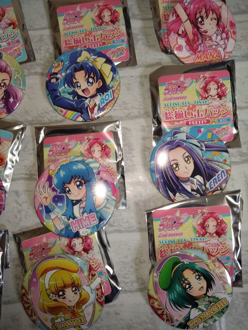 プリキュア 缶バッジ 14個 アイドル