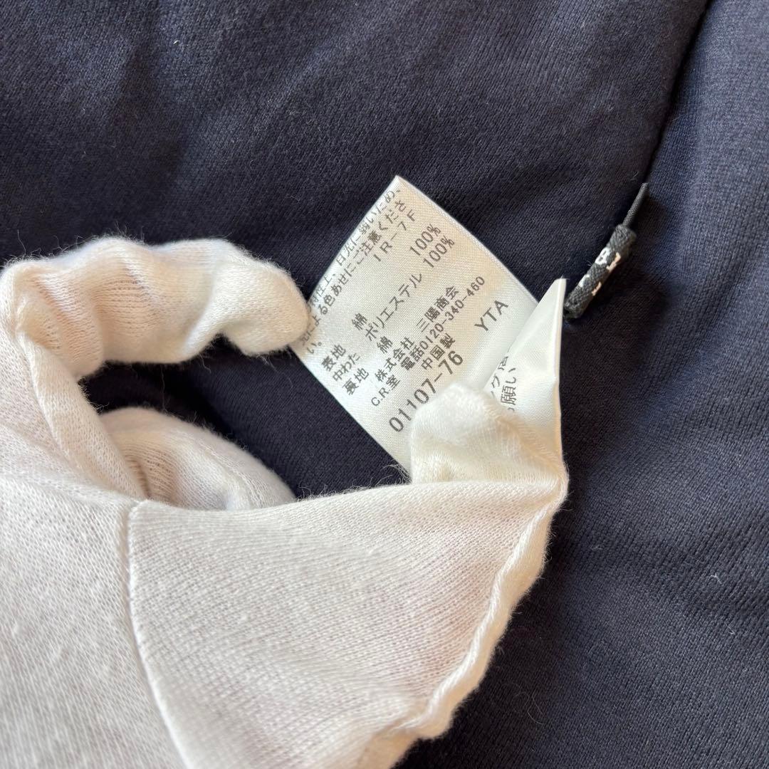 専用✨ バーバリー 中綿 ベスト フード付 L ワッペン コットン グレー