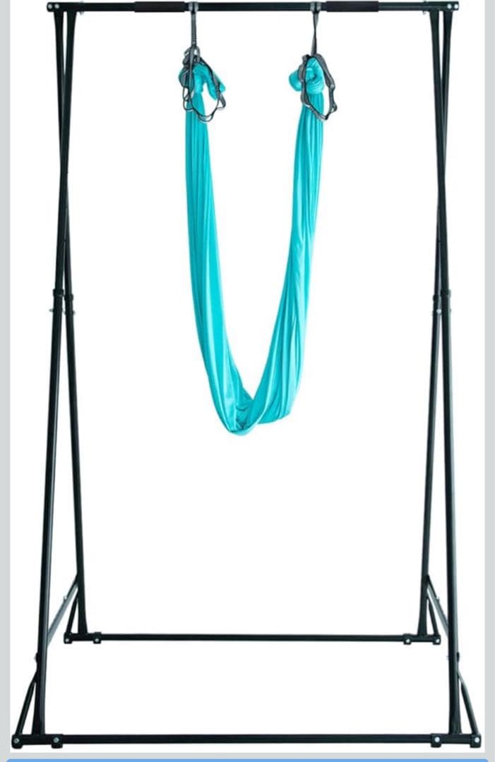 エアリアルヨガスタンド★空中ヨガスタンド★折り畳み式 ブラック