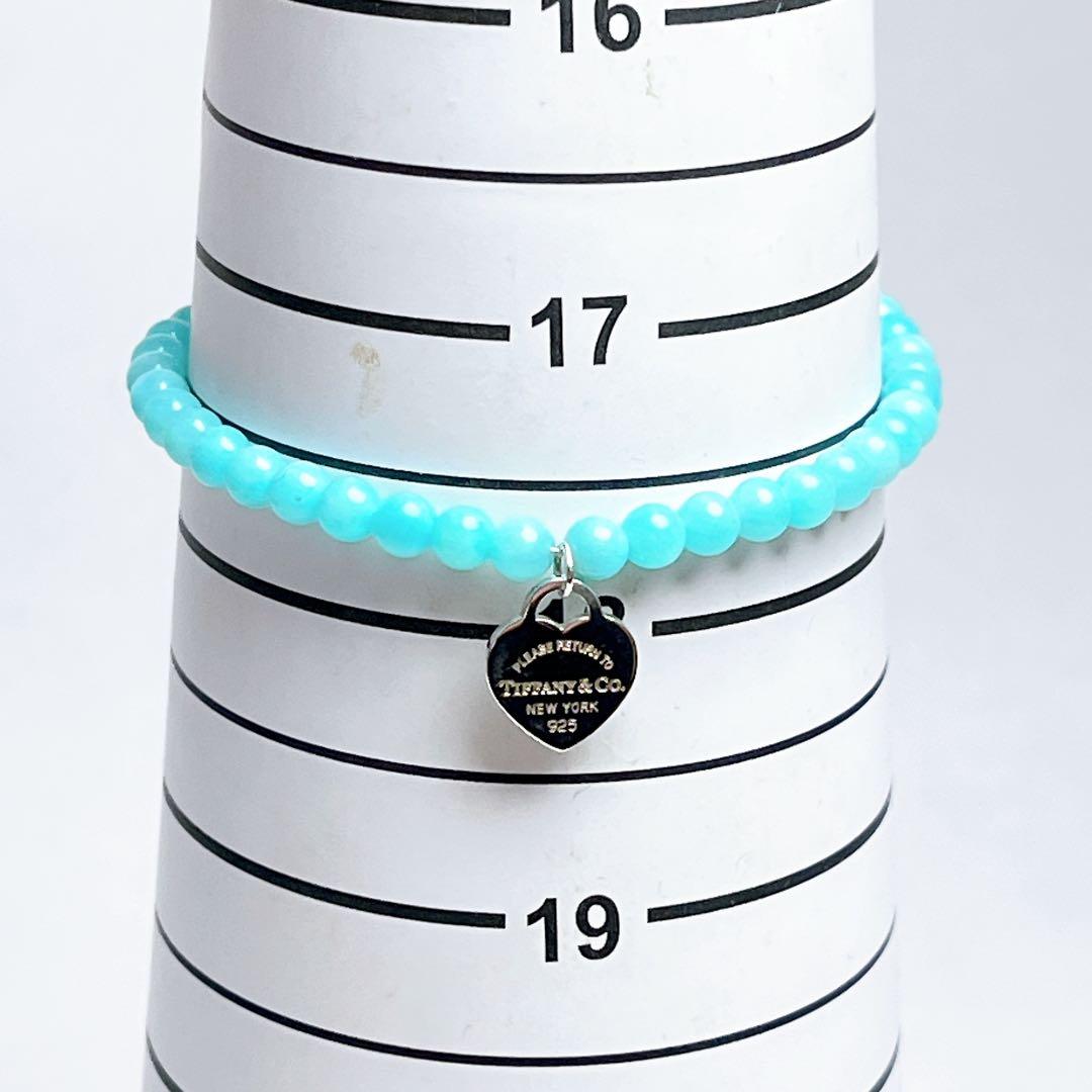 ティファニー　リターントゥ　ハート　ビーズ　アマゾナイト　ブレスレット　925