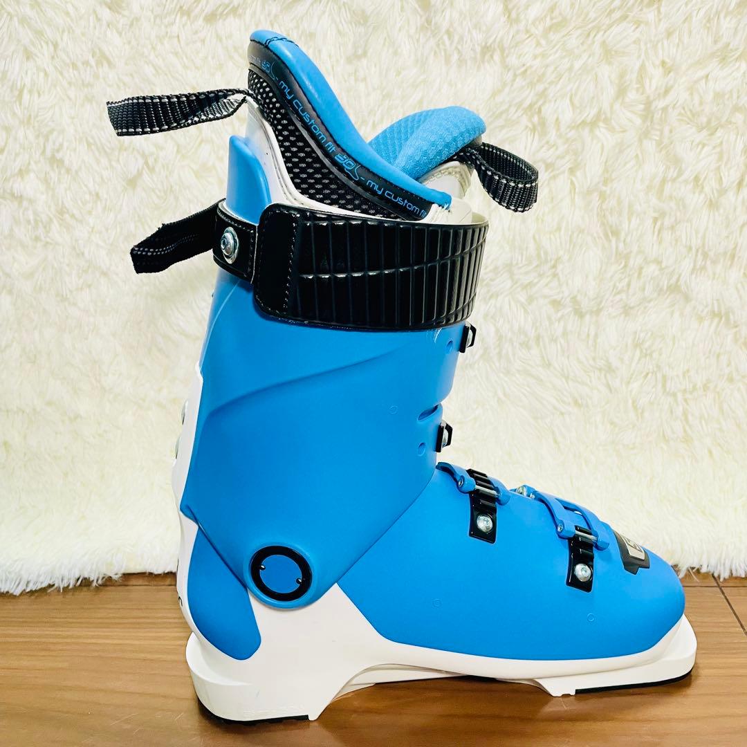 超美品 SALOMON X MAX 120 RACE ブルー スキーブーツ 快適
