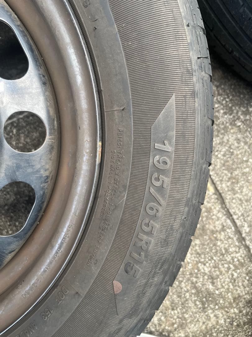 15インチ タイヤ・ホイールセット 195/65/R15