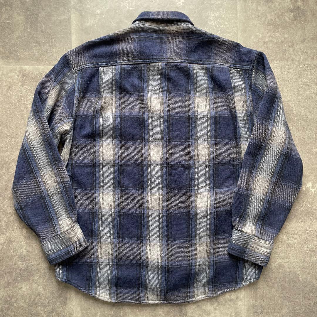 90s ネルシャツ　ヴィンテージ　オンブレ　シャドーチェック　セントジョンズベイ
