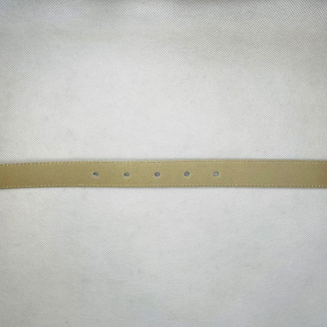 DOLCE&GABBANA 　ドルチェ&ガッパーナ ベルト　白　未使用品　レザー