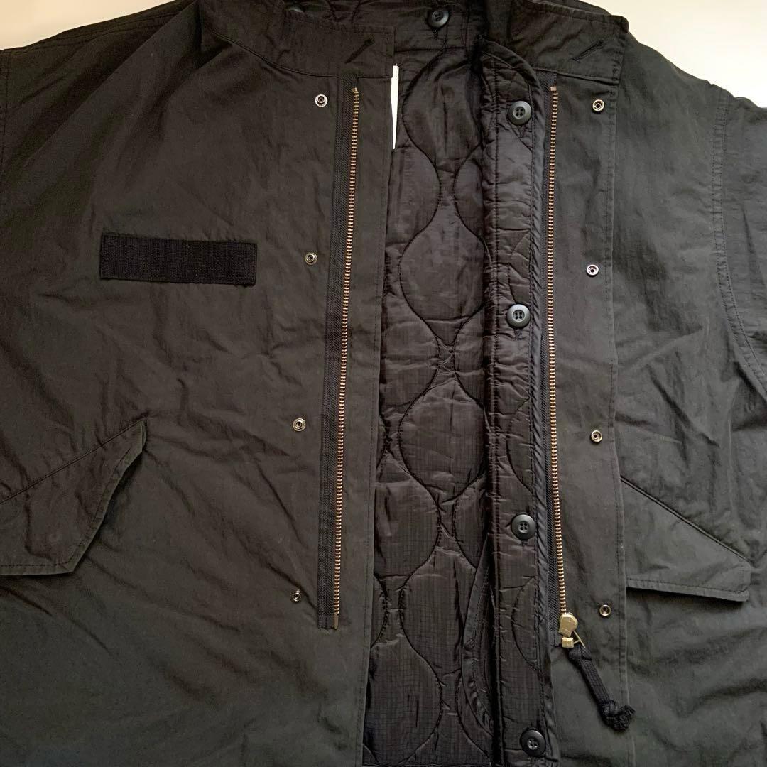 【FREAK'S STORE】 ブラック モッズコート　3WAY Ｌsize