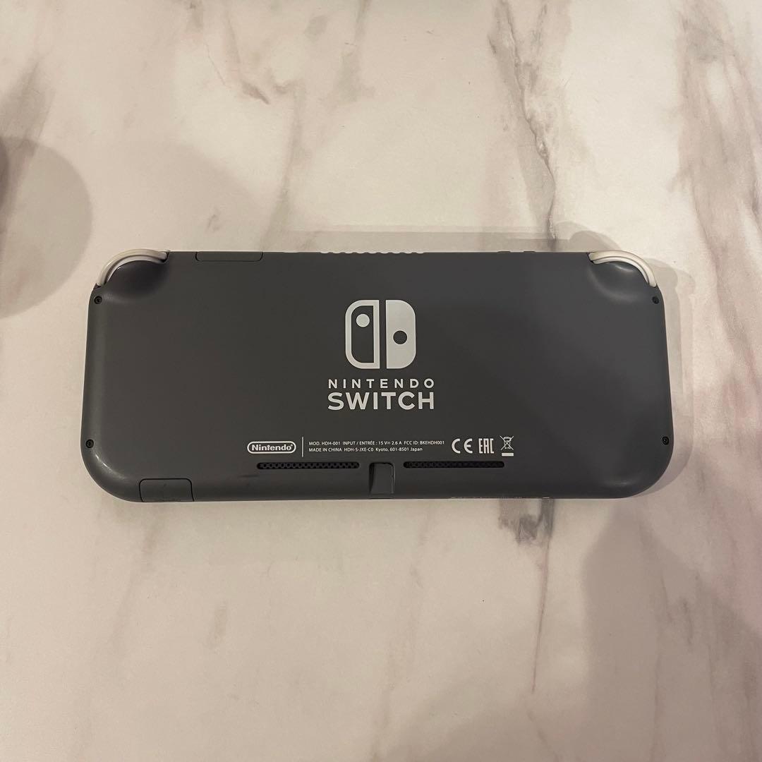 Nintendo Switch Lite グレー 動作確認済み ケース付き