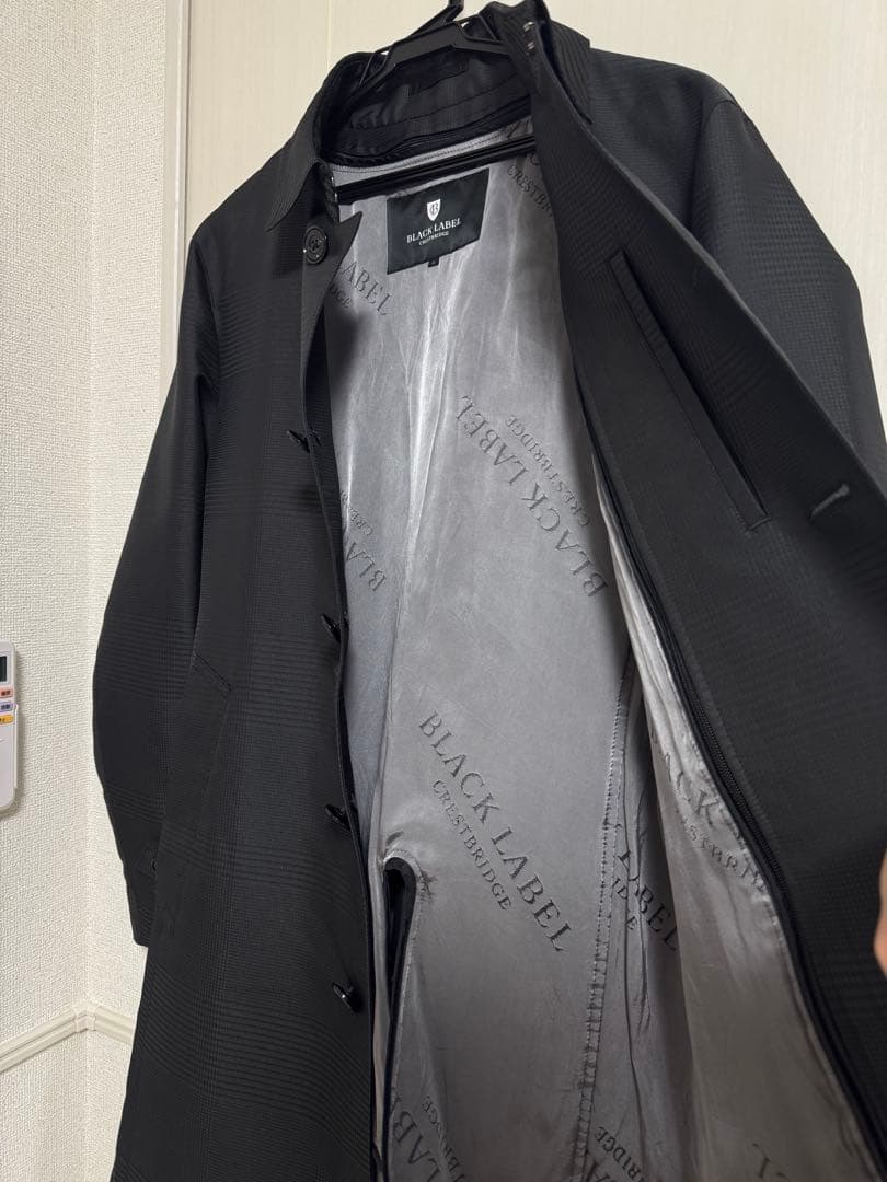 ブラックレーベル　ステンカラーコート　メンズM