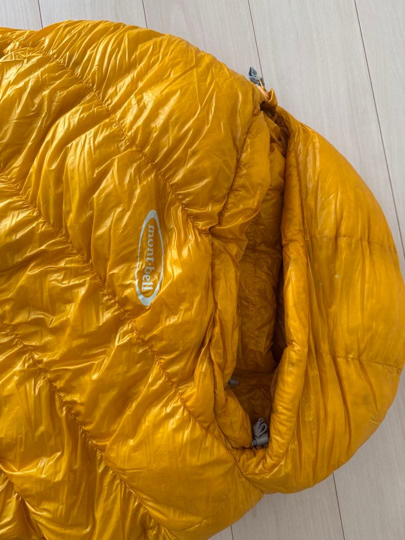 モンベル寝袋 ダウンハガー800＃2ロング サンフラワーR/ZIP