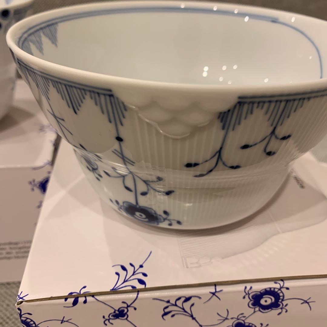 ロイヤルコペンハーゲン ブルーエレメンツ ボウル 鉢 深皿 直径約14cm