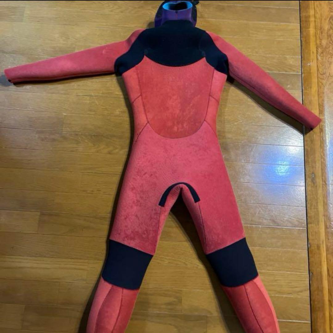 RASH 5mm 裏起毛 セミドライスーツ ブラック/ターコイズ キッズ