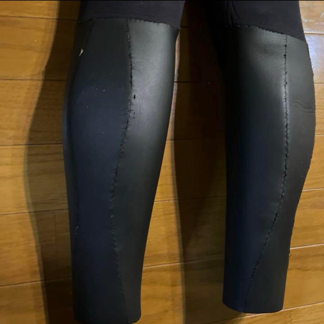 RASH 5mm 裏起毛 セミドライスーツ ブラック/ターコイズ キッズ