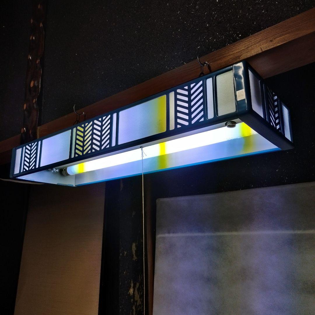 蛍光灯照明器具 吊り下げ 昭和 レトロ アンティーク 松下電工 - メルカリ