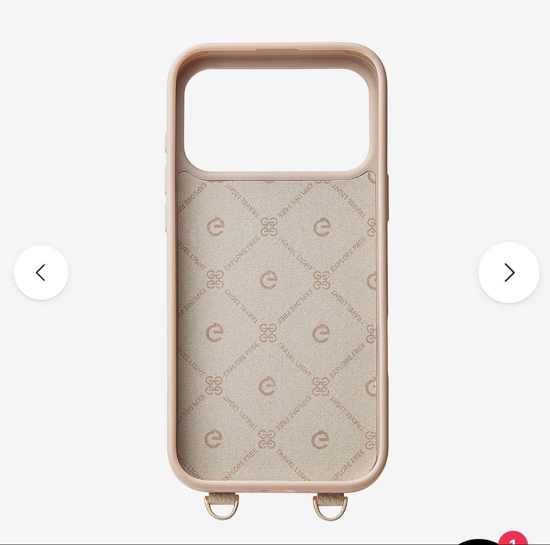 custype ハート型ポーチ付きiPhoneケース　17pro max