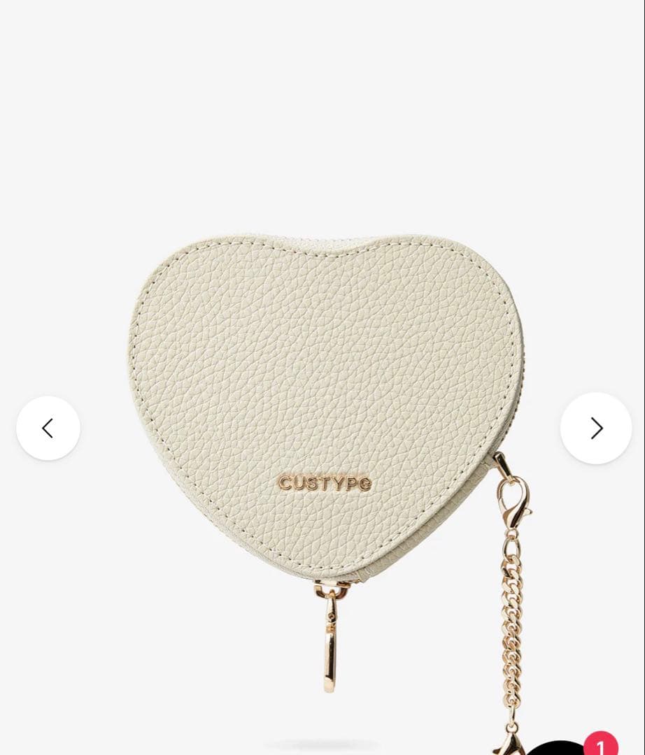 custype ハート型ポーチ付きiPhoneケース　17pro max