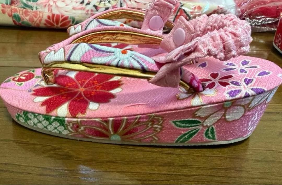 ★キャサリンコテージ 七五三 被布3点＋フルセット★草履・足袋・髪飾り