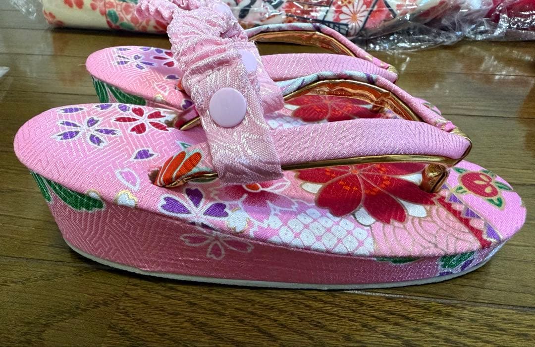 ★キャサリンコテージ 七五三 被布3点＋フルセット★草履・足袋・髪飾り