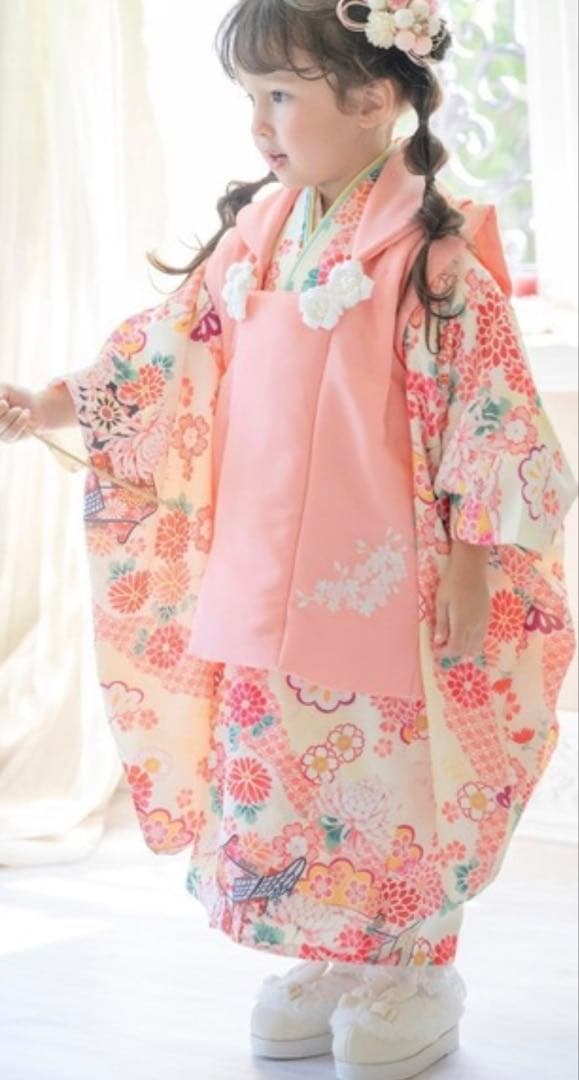 ★キャサリンコテージ 七五三 被布3点＋フルセット★草履・足袋・髪飾り