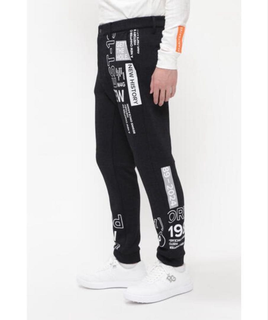 PEARLY GATESセーターフリース メランジ ジョガーパンツ パンツ