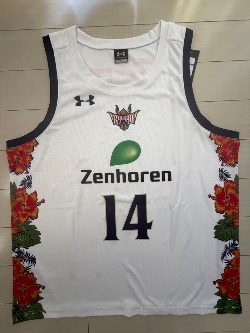 琉球ゴールデンキングス 14 岸本 25-26ユニフォーム レプリカ XL