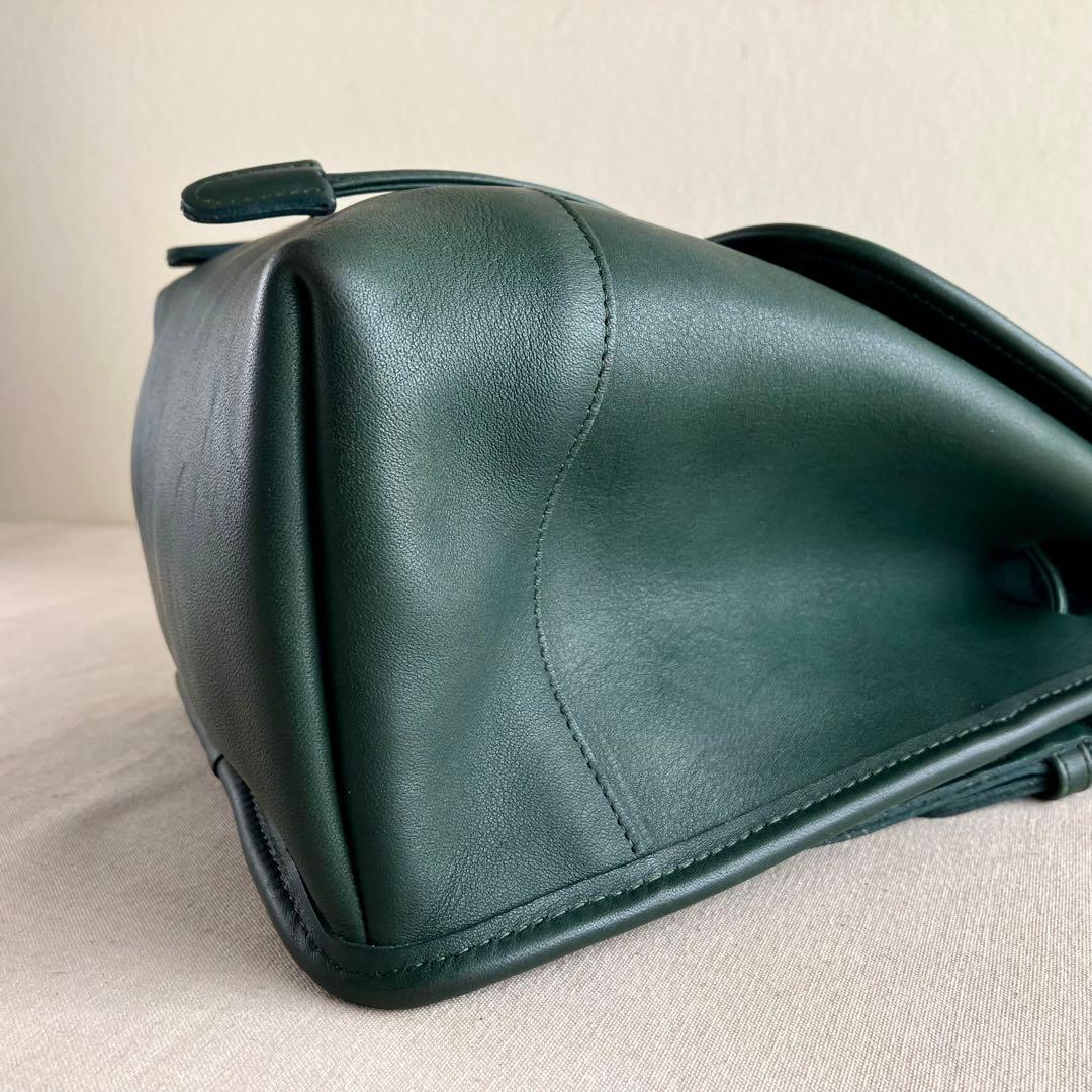 バッグ Vintage Coach Daypack Bottle Green RARE