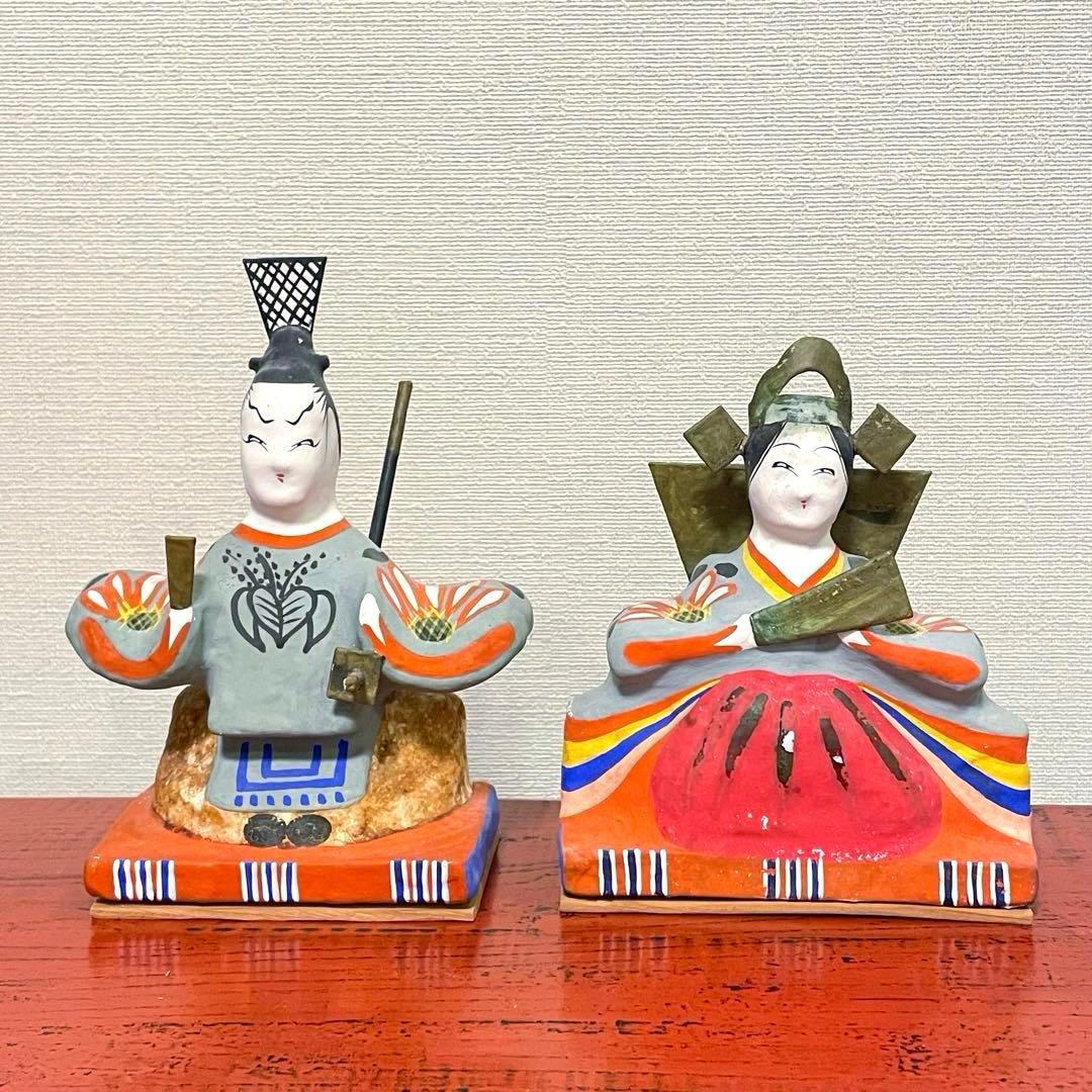 張り子 三春張子 橋本広司 雛人形（中） ひな祭り お雛様 民藝 - メルカリ