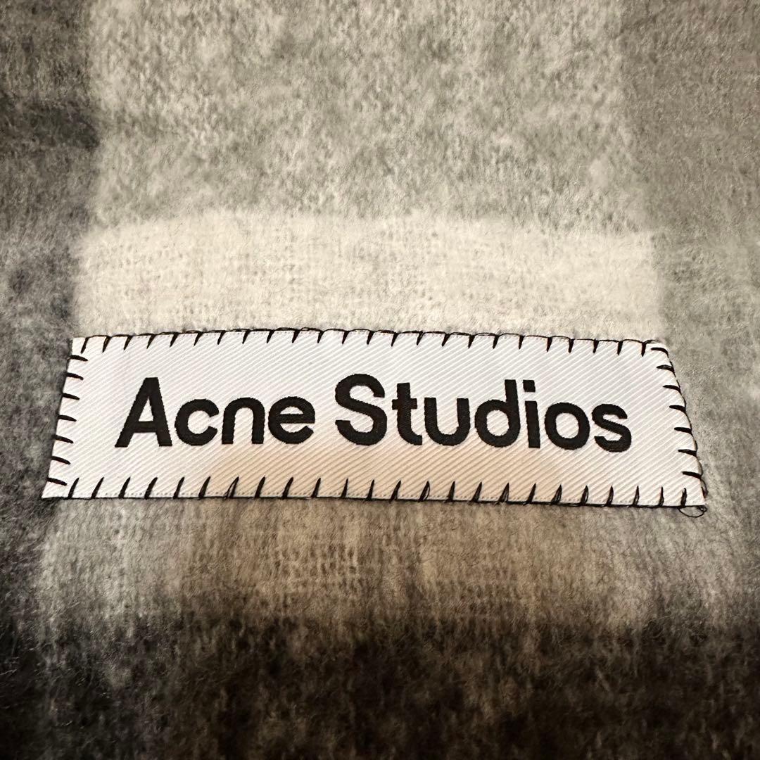 ACNE STUDIOS 新品未使用 モヘアチェック柄スカーフ　マフラー