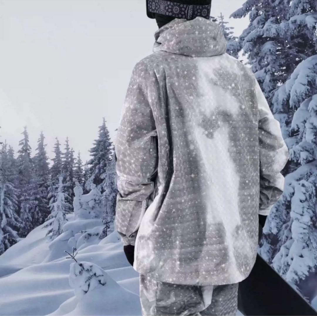 ISEE MIGGA 3L防水　スノーボードウェア グレー Sサイズ　男女兼用