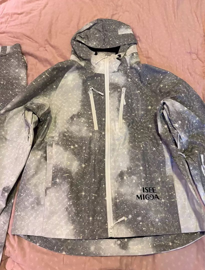 ISEE MIGGA 3L防水　スノーボードウェア グレー Sサイズ　男女兼用