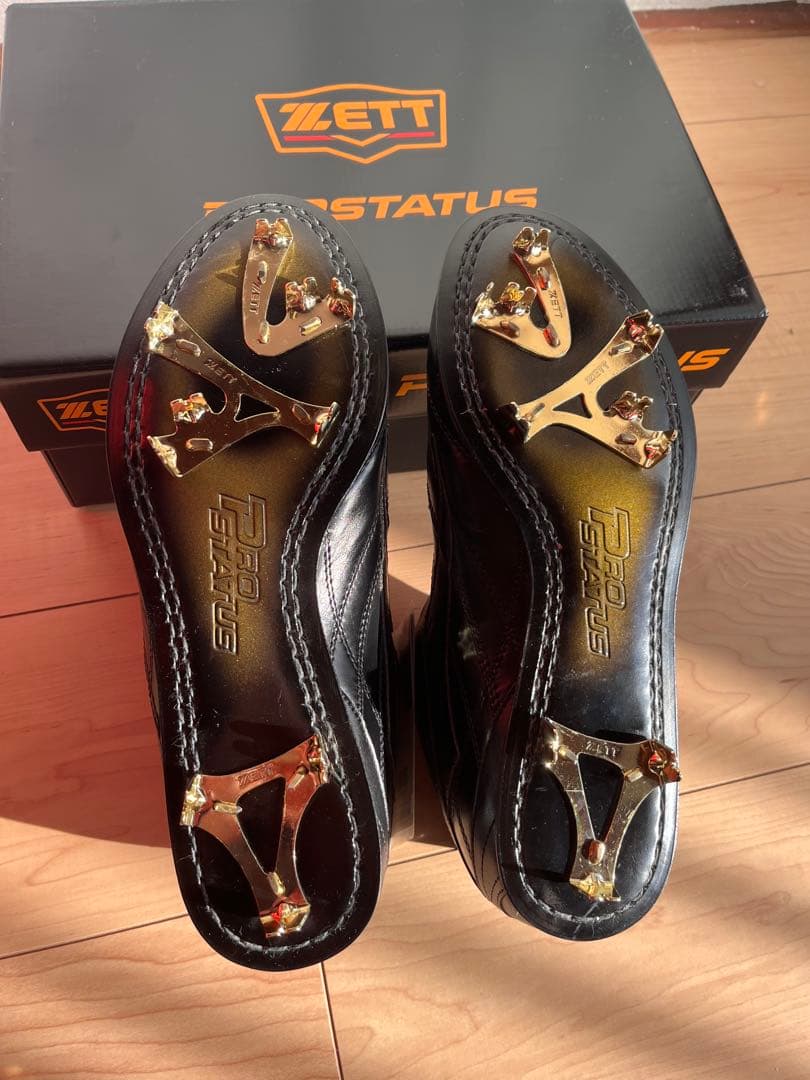 新品未使用ZETT プロステイタス 野球スパイク 革底 27.0cm