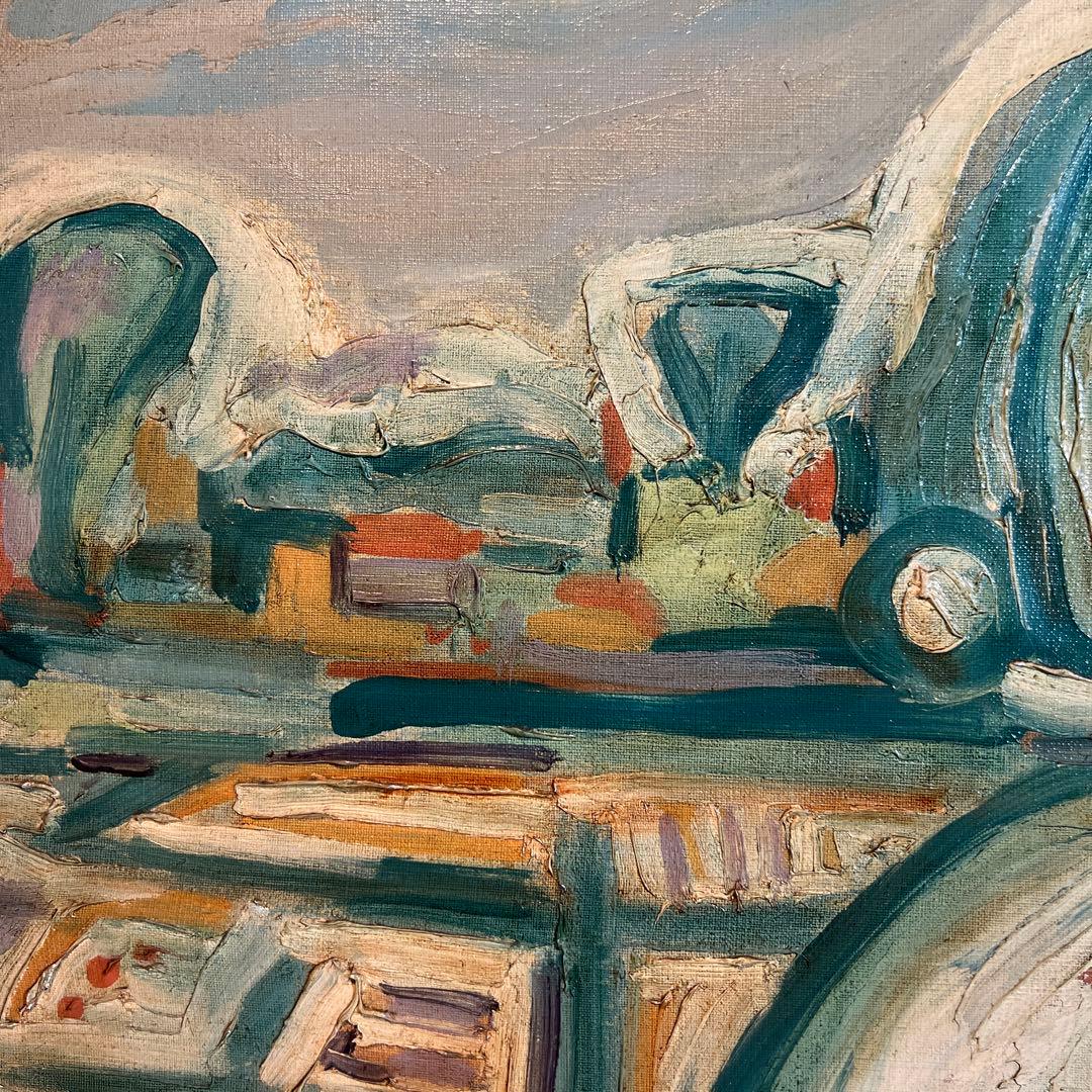 窪田知矩　tomo kubota 抽象油彩画