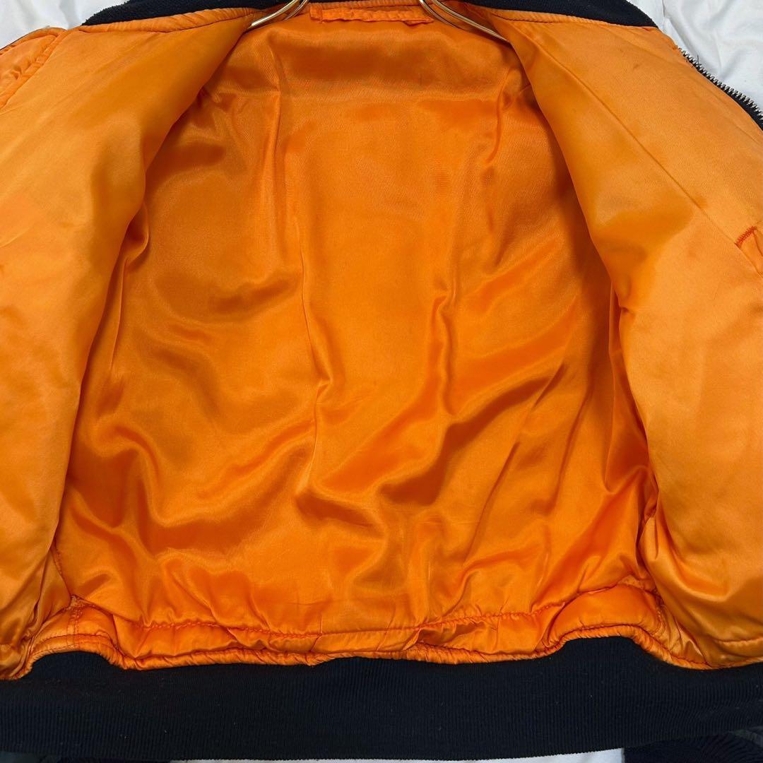 AVIREX アヴィレックス アーチロゴ 胸タグ MA-1 フライトジャケット