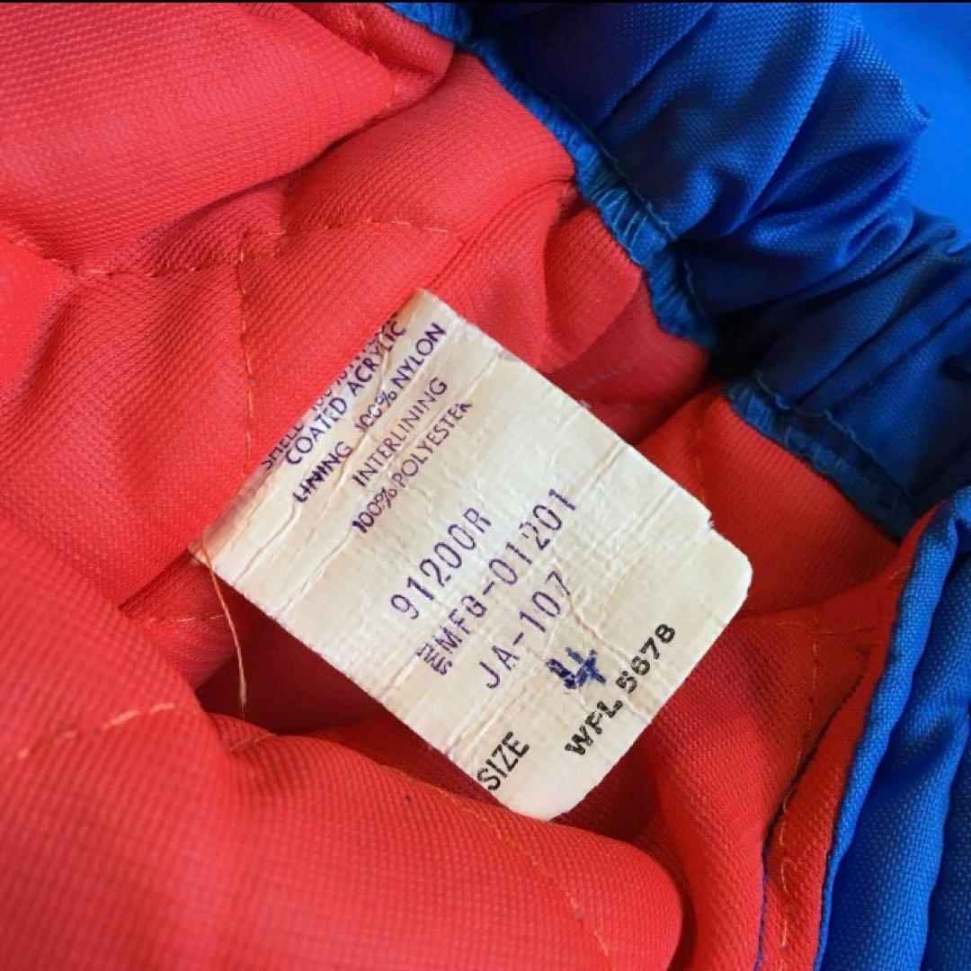 希少！70s USA製 キッズ 子ども スキーウェア スノーウェア 上下セット