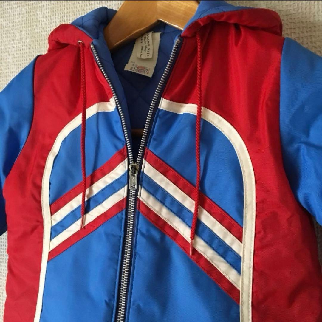希少！70s USA製 キッズ 子ども スキーウェア スノーウェア 上下セット