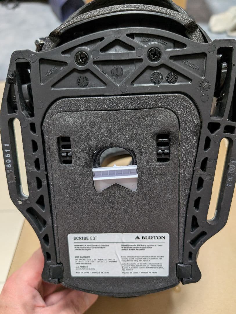 新品同様 BURTON バートン スノーボード ビンディング レディース