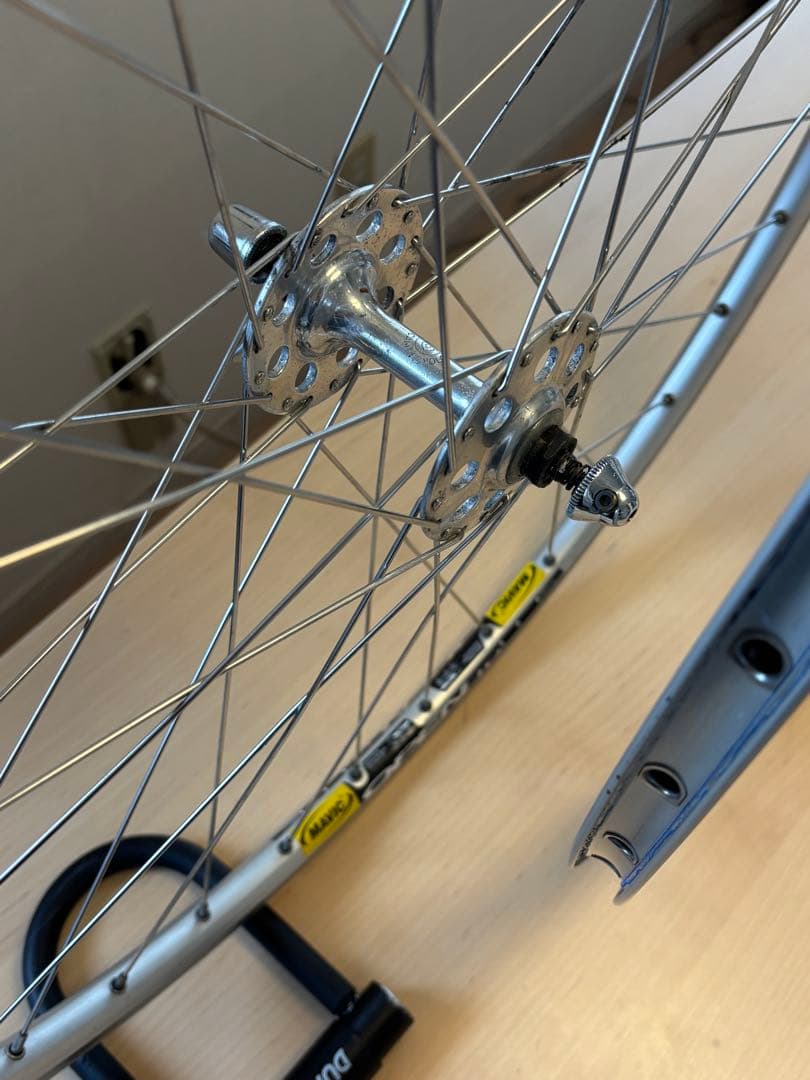mavic open pro シルバー 36h ピストバイク ホイールセット