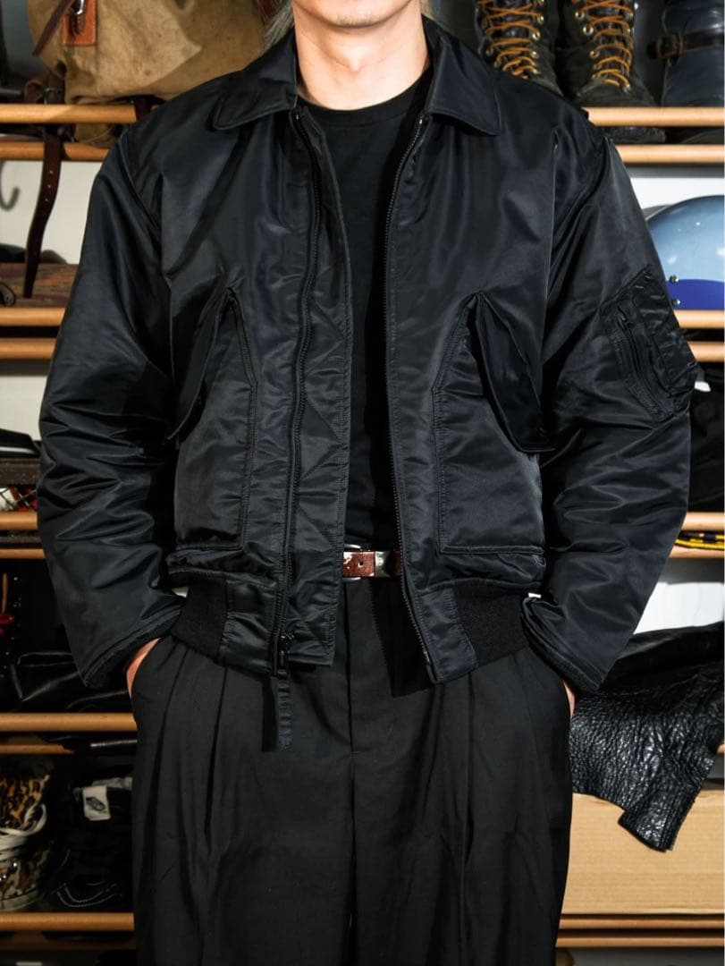 Sサイズ黒CWU45P初年度型復刻 MIL83388B フライトジャケット