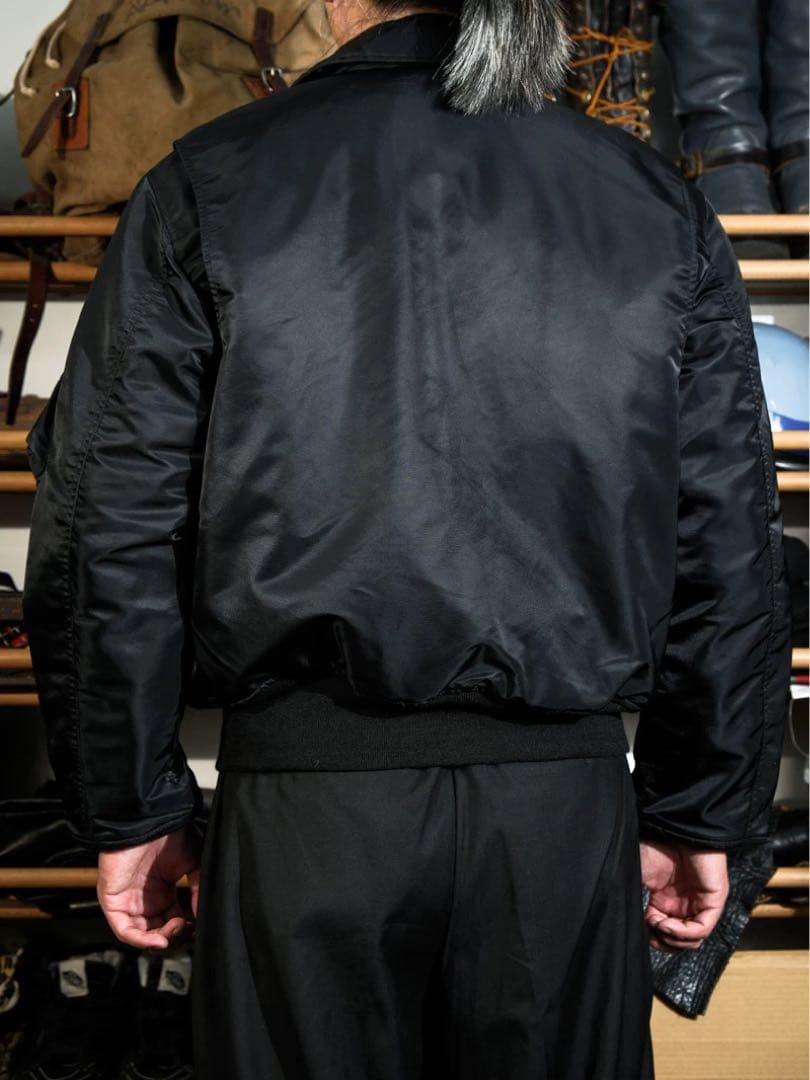 Sサイズ黒CWU45P初年度型復刻 MIL83388B フライトジャケット