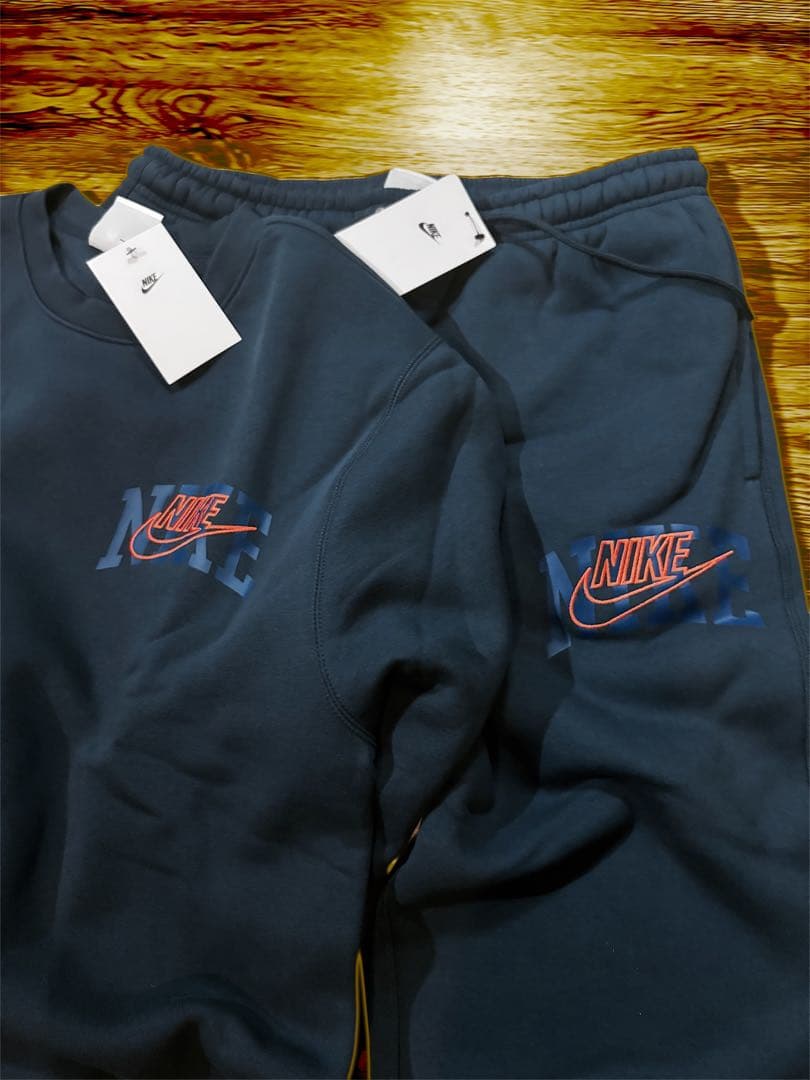 【新品未使用】NIKE セットアップ 裏起毛 スエットトレーナーパンツL