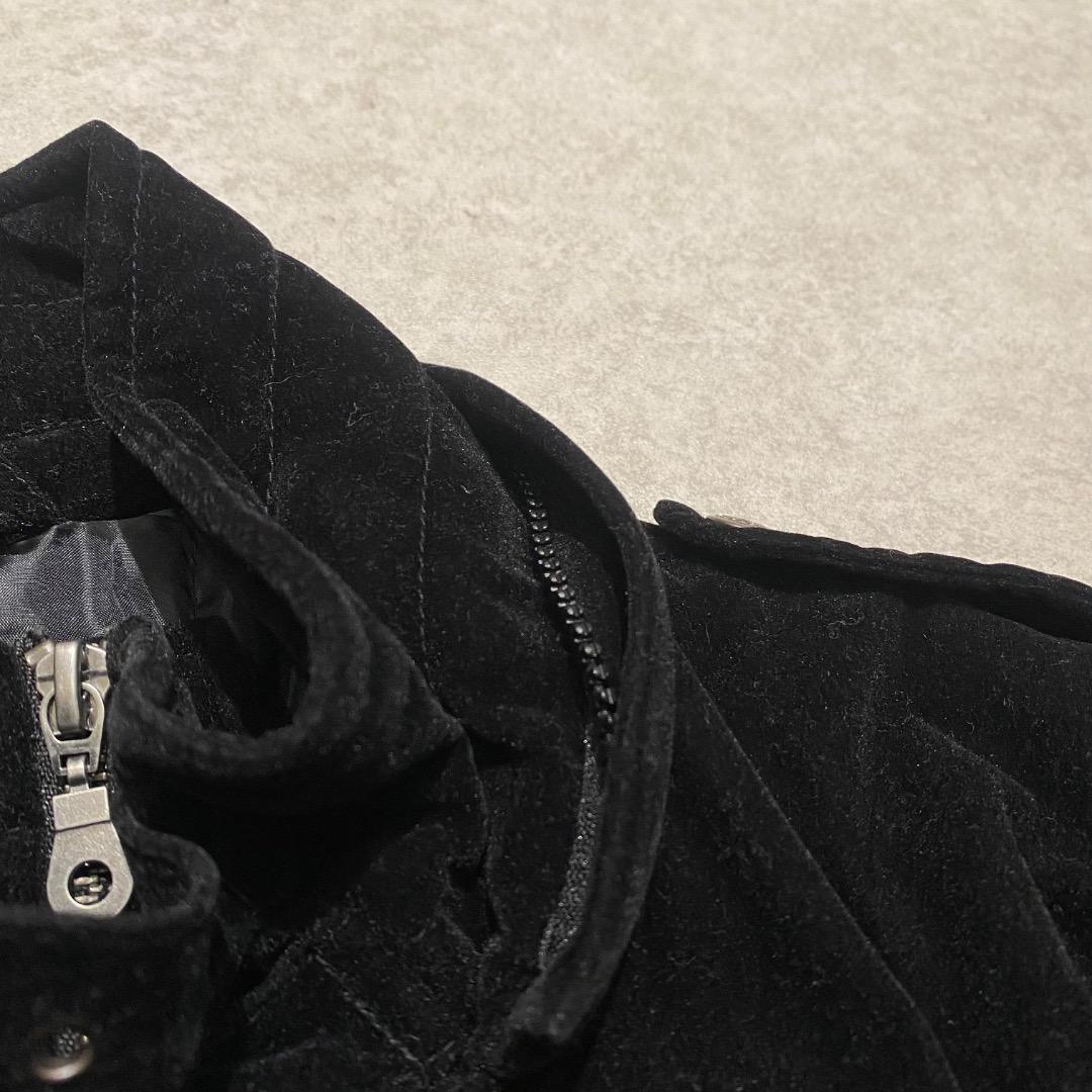 ネオお兄系 パンクy2k v系 ネックベルト ファスナー ギミック ベロア