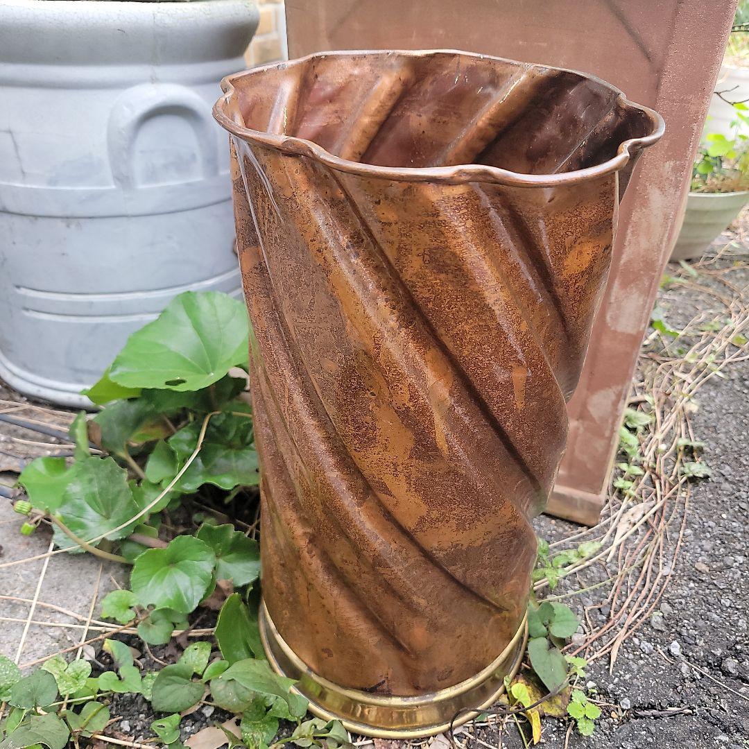 傘立て　銅製品　イタリア製