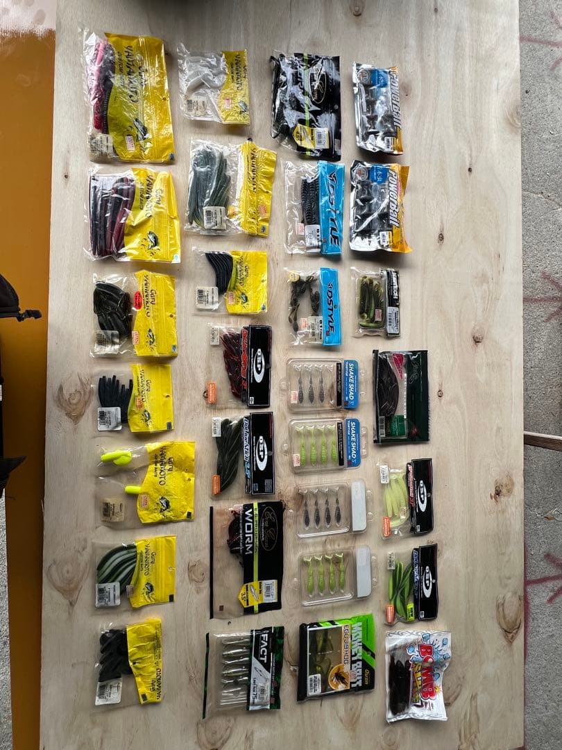 バス釣り引退　ワームセット