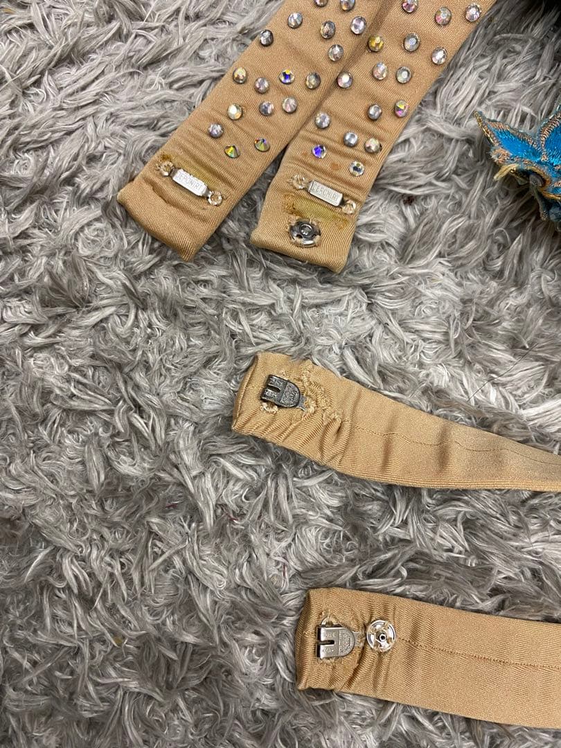 ベリーダンス セットアップ ブルー