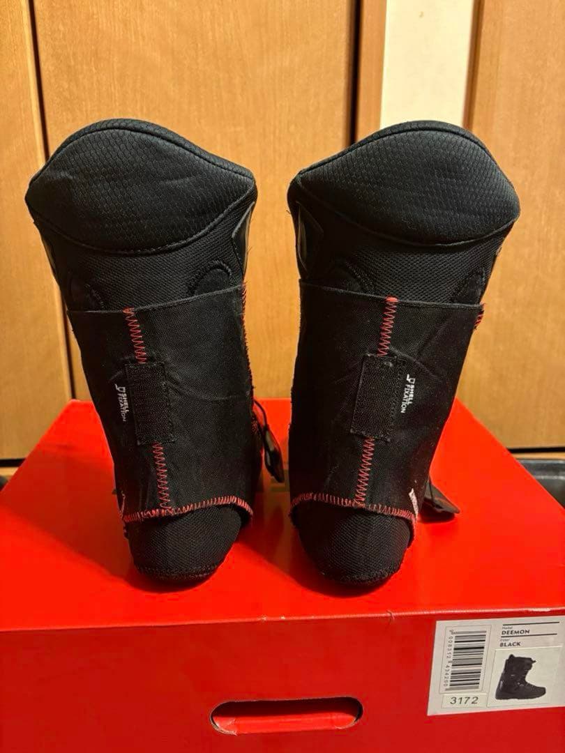 美品 DEELUXE DEEMON スノーボードブーツ ブラック 27.5センチ