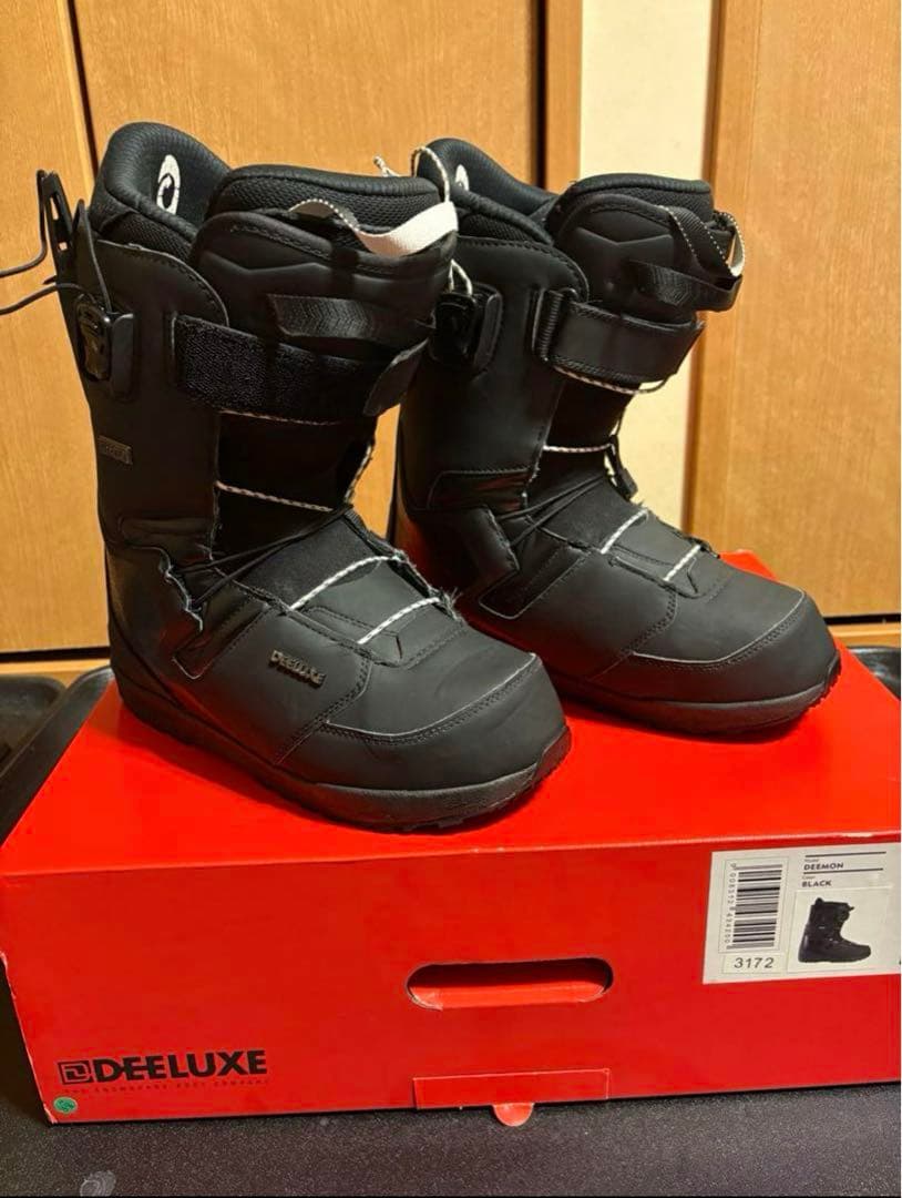 美品 DEELUXE DEEMON スノーボードブーツ ブラック 27.5センチ