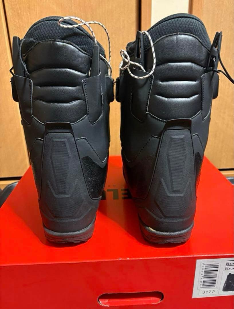 美品 DEELUXE DEEMON スノーボードブーツ ブラック 27.5センチ