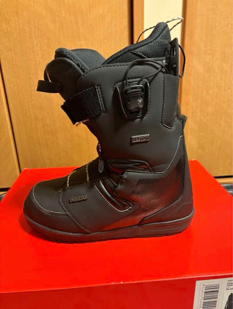 美品 DEELUXE DEEMON スノーボードブーツ ブラック 27.5センチ