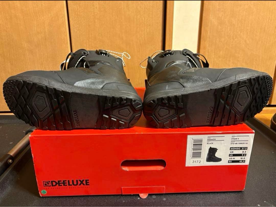 美品 DEELUXE DEEMON スノーボードブーツ ブラック 27.5センチ