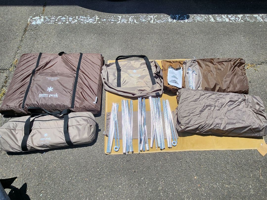 m*C様  peak ランドネストドームMタープセット　シート・マットセ