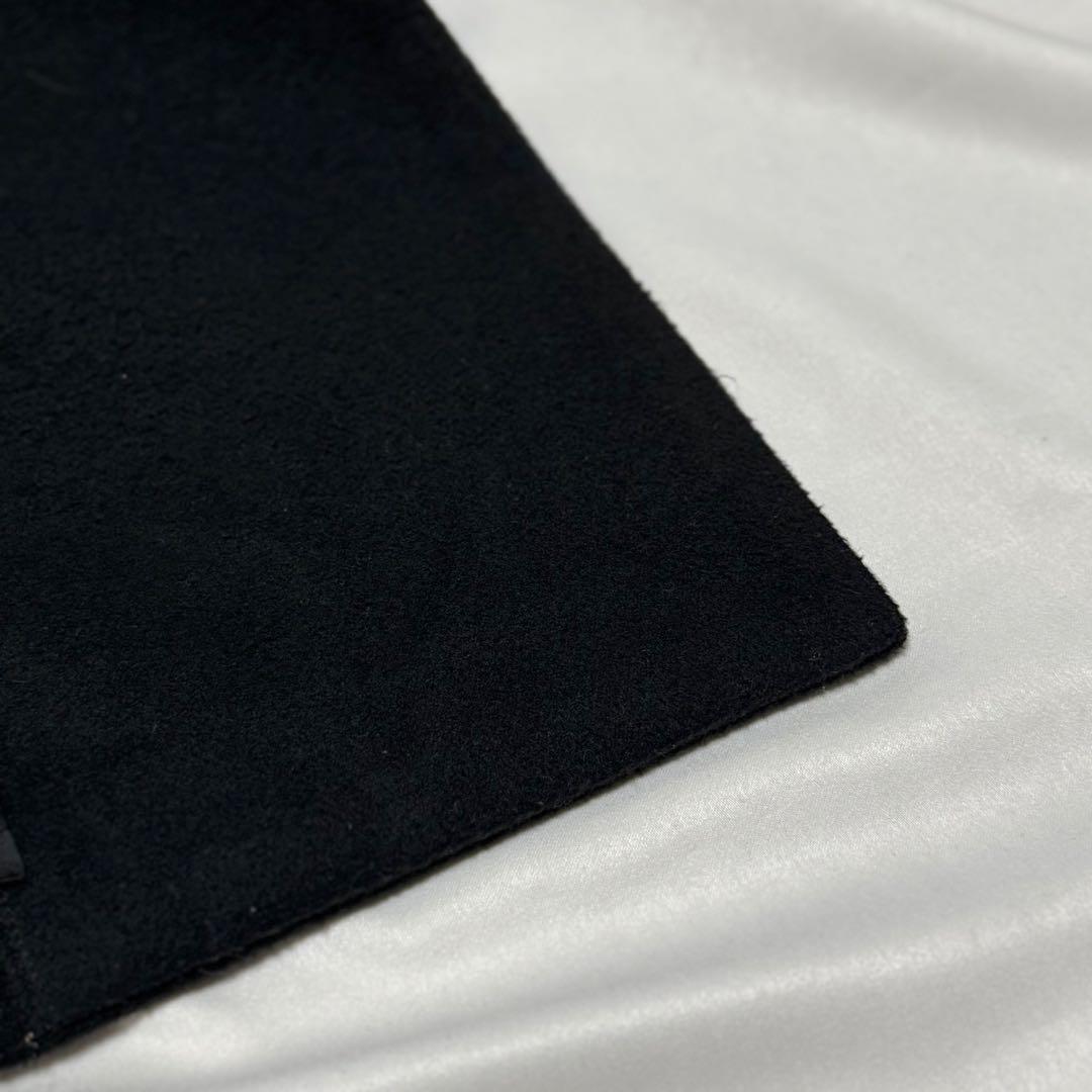 【JENNE】エレガントカラー　フレアコート　ブラック　黒　L